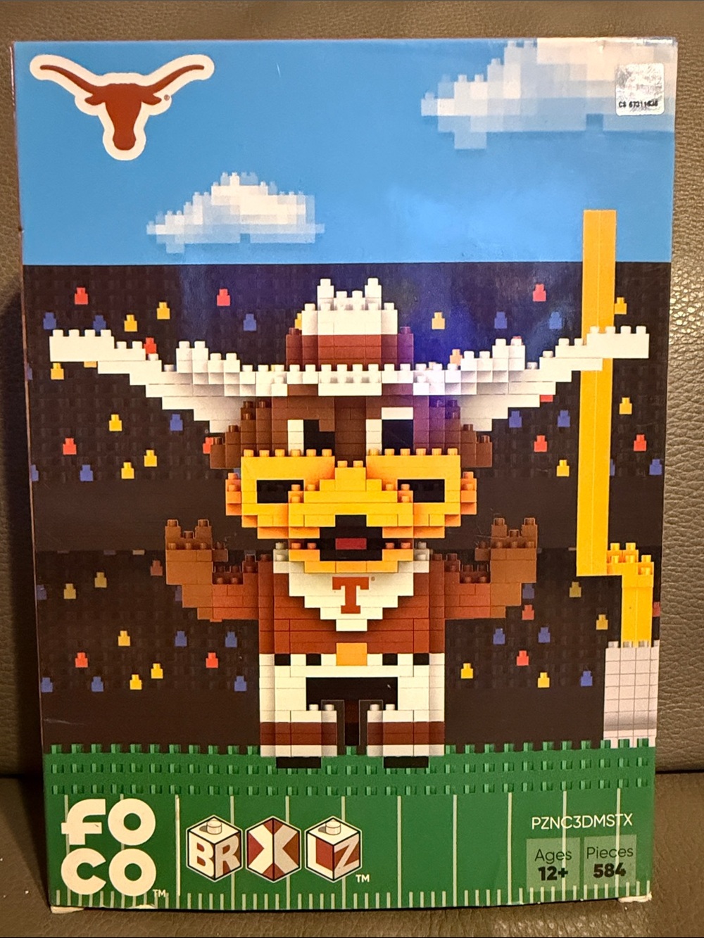 Texas Longhorns FOCO BRXLZ BEVO Brix Building Set -584 pieces SOLD OUT - Picture 3 of 4
